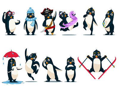 Penguin character set