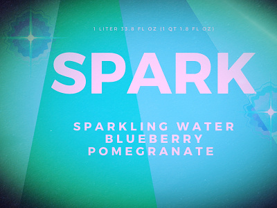 Spark* label design sparkling water