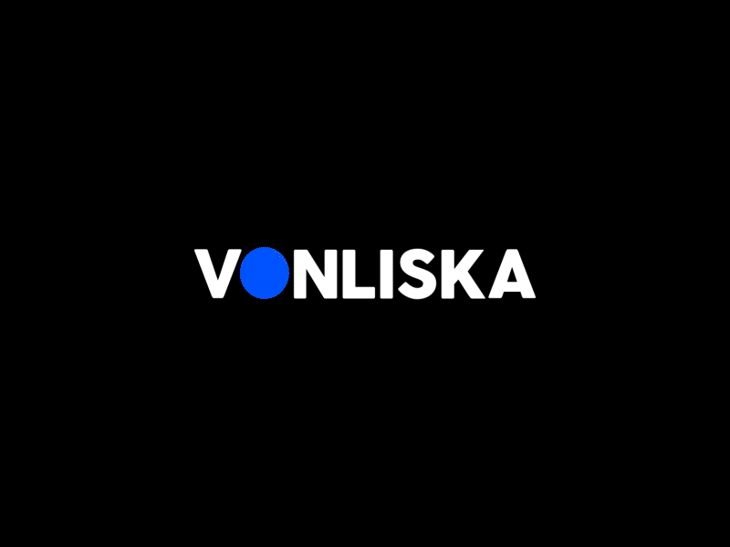 // VONLISKA Logo Animation after effects ci illustration logo loop motion graphics vonliska