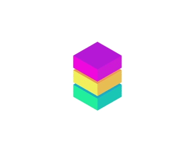 // Bouncing Isometric Cubes