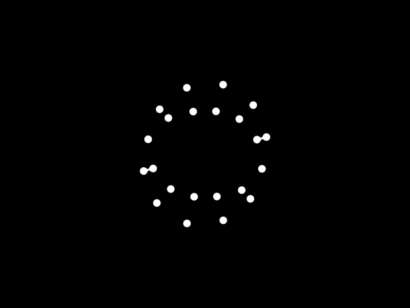 // Phenakistoscope dots loop phenakistoscope