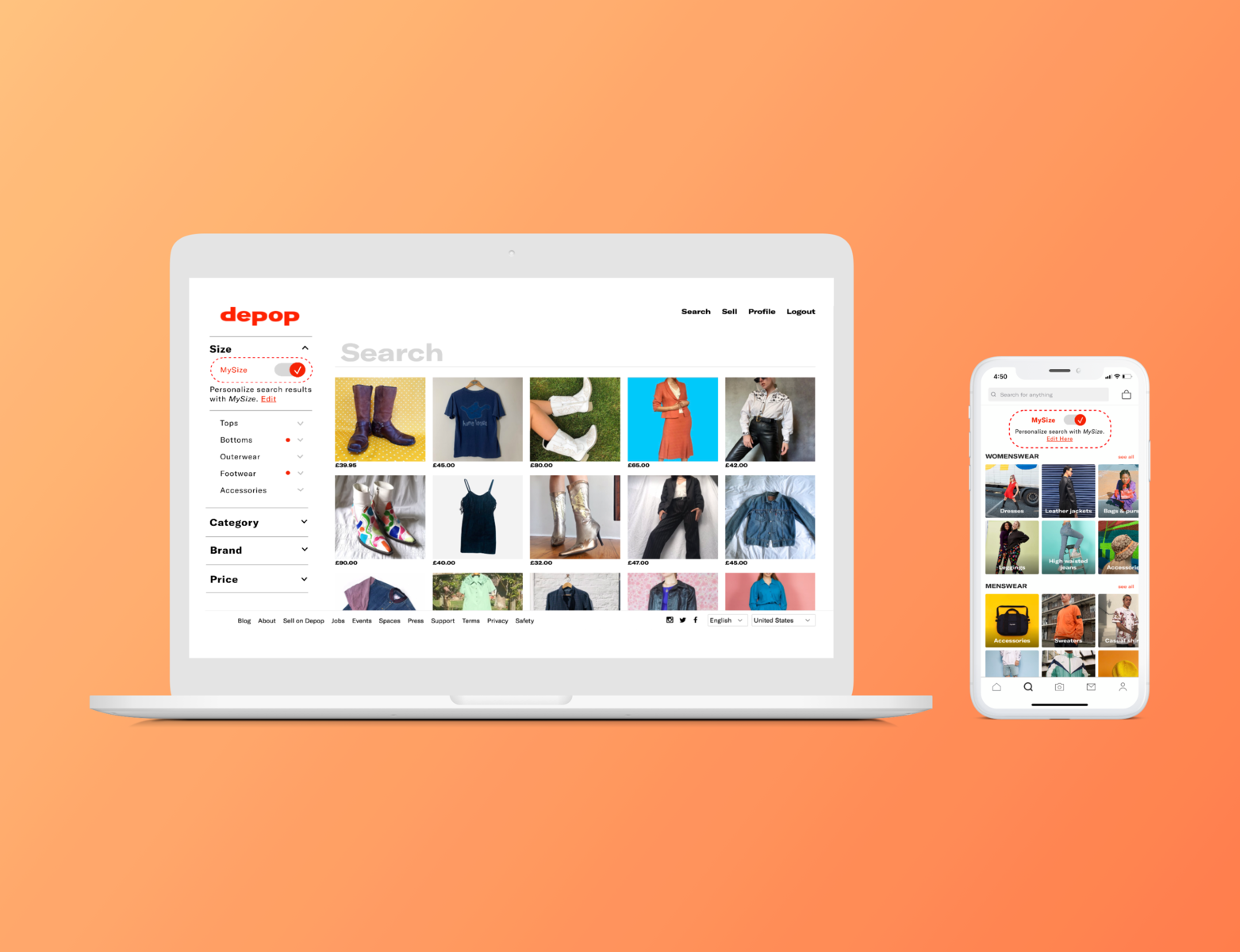 Depop Filtering Feature by Kevin Dang Chu on Dribbble