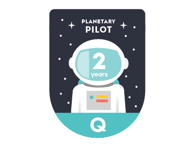 Planetary Pilot astronaut badge badges celebrate moon pilot planet quizlet space sticker stickers