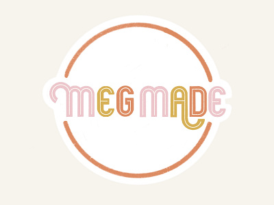 Megmade Jam Jar Labels branding colorful design font graphic design hand lettering letters logo procreate type typography