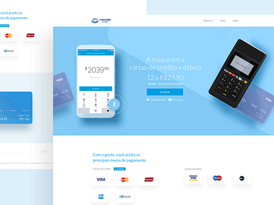 Landing Page for a Payment App.