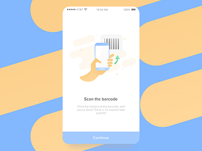 Barcode illustration onboarding