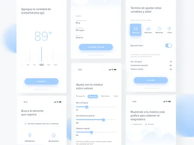 More of a Medical Diabetes app 2019 app application clean design design app diabetic health health app health care layout minimal native native app ui ux ux design