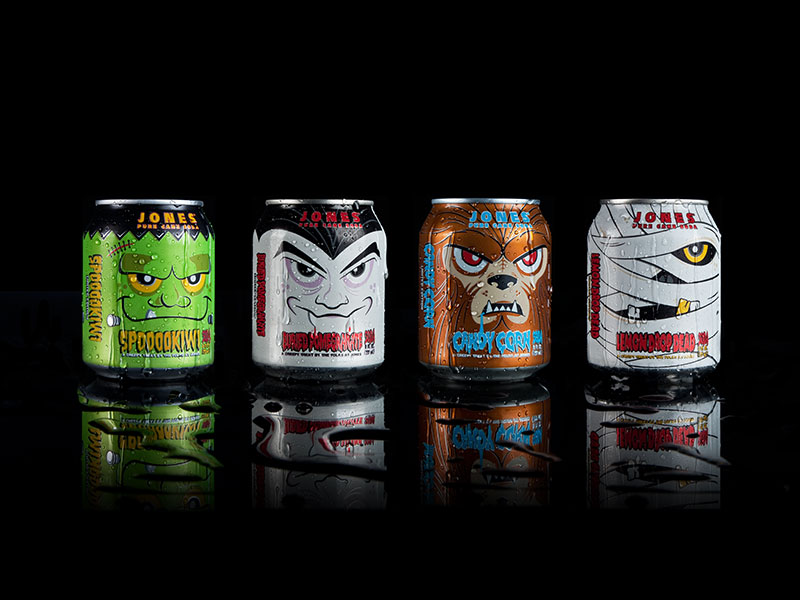 Jones Soda Halloween Cans by Scott Fuller on Dribbble