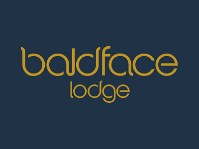Baldface logo logotype sanserif type typography