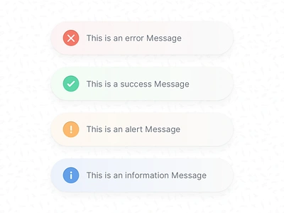 Flash Message · Daily UI #011 app color palette dailychallenge dailyui dailyuichallenge design system error message flash message icon interaction interface message mobile app success message typography ui uidesign ux