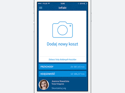 inFakt mobile app accounting app dashboard infakt invoice invoicing mobile