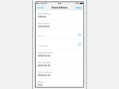 inFakt mobile app accounting app infakt invoicing mobile new invoice timeline