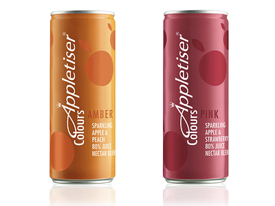 Appletiser Slimline Extension Flavours brand branding can design fruit juice packaging packaging design slimline sparkling
