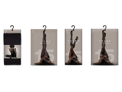 Falke Hosiery branding design falke hosiery leg wear packaging packaging design stockings