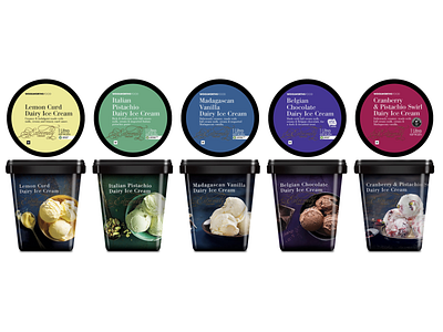 Extremely Creamy Ice Cream branding design dessert ice cream packaging packaging design