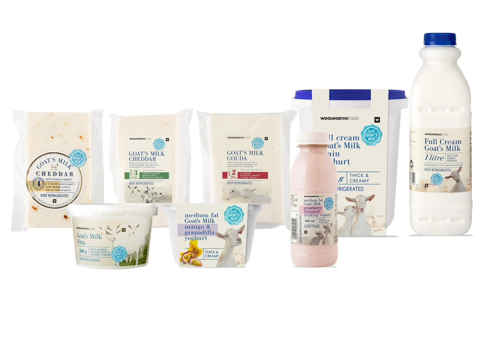 Woolworths Goat's Milk Range by Lizl on Dribbble