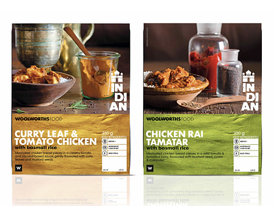 Woolworths International Cuisine branding cuisine design food india international packaging packaging design