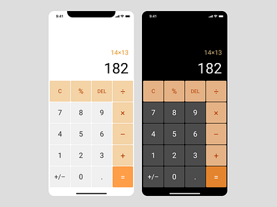 Calculator dailyui design ui ux