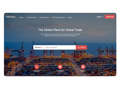 Tradesparq Redesign branding design ui ux