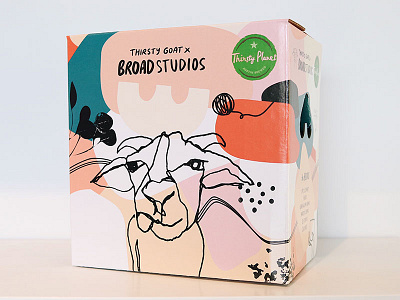 Thirsty Goat x Broad Studios Packaging