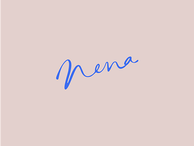Nena brand brand identity branding color logo nena typographic logo typography