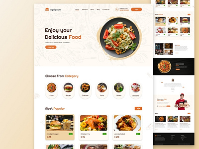 Online Restaurant - Food Delivery Website
