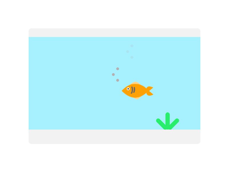 Fish animation design fish fish bowl fish tank fishtank icon illustration logo ui vector