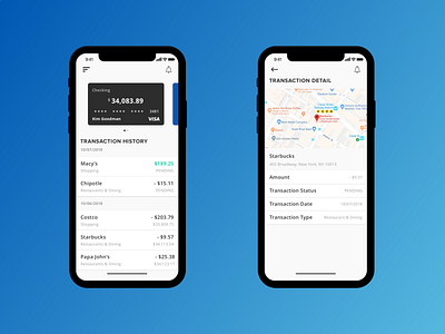 Mobile Bank UI