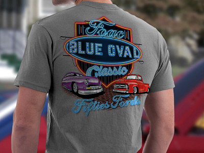 FOAC Blue Oval Classic Shirt Design