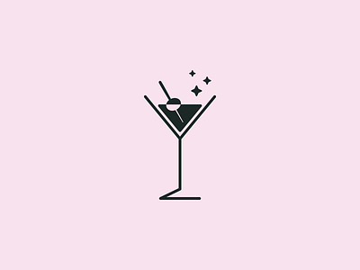 Bartender Logo bar bartender cocktail drink glass logo mark martini wine