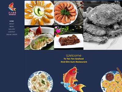Food Web Design design ui web