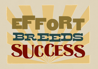 Effort Breeds Success