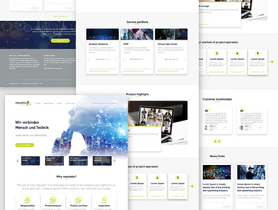 Reputatio ui design 3d animation branding business flat future graphic design icondesign learn logo technology ui uiux