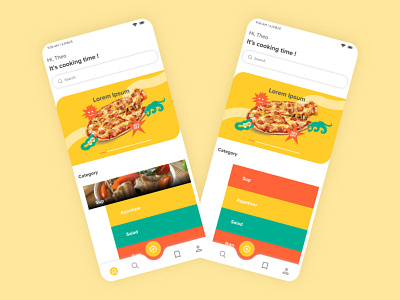 Barong Cooking app ui