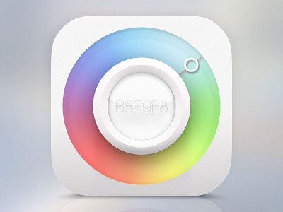 Color Picker app app icon application color picker glass icon rebound