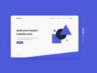 Landing page concept Digital Agency