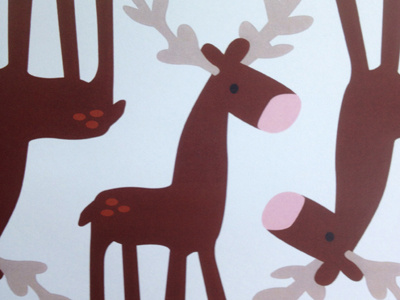 Oh Deer animals design illustrations patterns