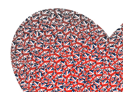 Heart for the Union great britain heart illustration team gb uk