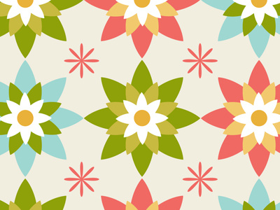 Flower Pattern flowers illustration pattern print stationary
