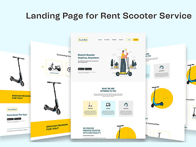 Landing Page Design branding design graphic design landing page ui website design