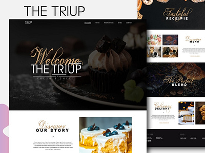 Bakery Shop Web Design branding design ecommerce graphic design ui ux website design wordpress