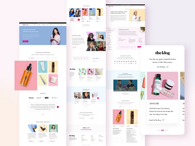 Beauty Shop UI/UX Design branding design ui ux website design