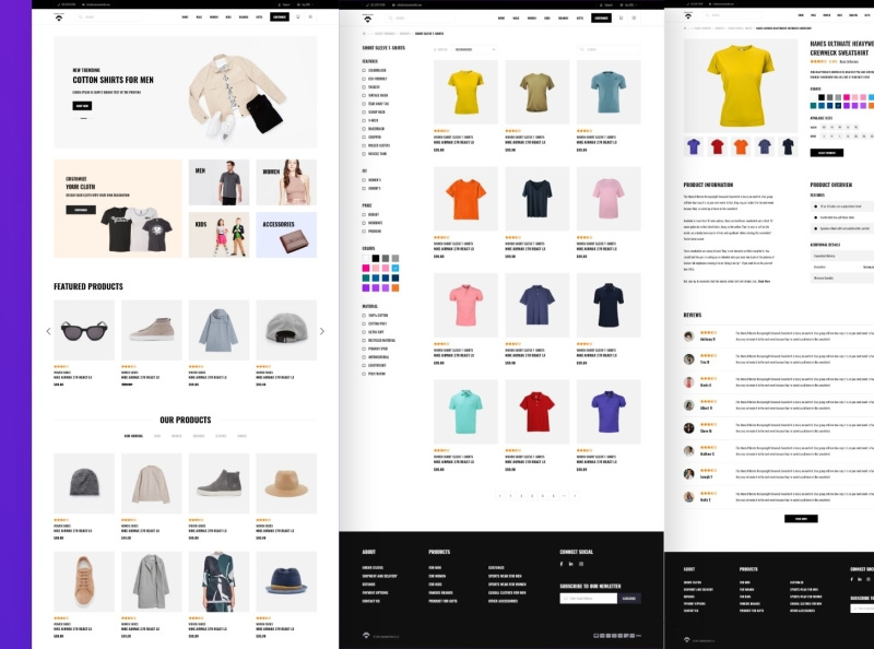 Textile House Apparel Garment site by Satyajeet Kashyap on