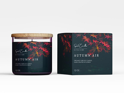 Autumn Air -Package Design branding graphic design illustration label design label packaging logo packaging designer packing design product packaging vector