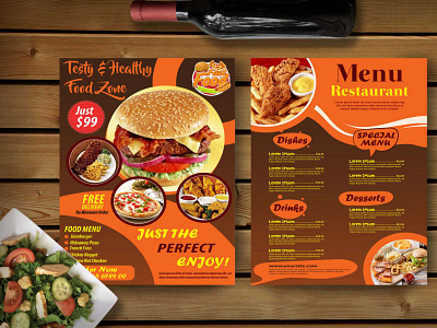 restaurant menu design branding graphic design menu ui vector