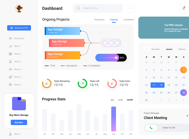 Dashboard Ui by Digital Sherpa on Dribbble