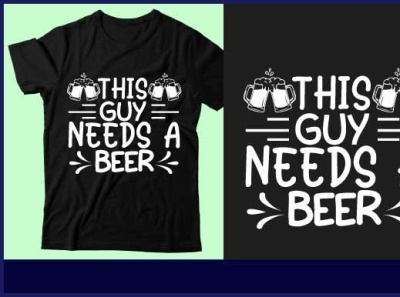 This guy needs a beer beer design design graphic design icon illustration logo t shirt design typography ui vector