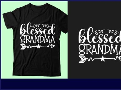 Blessed grandma design graphic design icon illustration logo mom design t shirt design typography ui vector