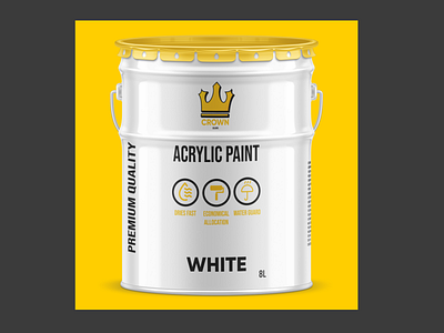 Crown Colors: Logo Design for the manufacturer of paint products