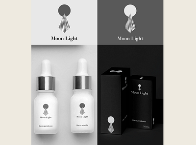 Moon Light: Negative space and dynamic identity principles. art beautiful branding brandmark design free graphic design icon identity illustration inspiration logo logotype packaging pro professional project typography unique vector